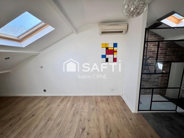 Maison de ville (90m2) avec extérieur (50m2,  garage à Marseille 13e