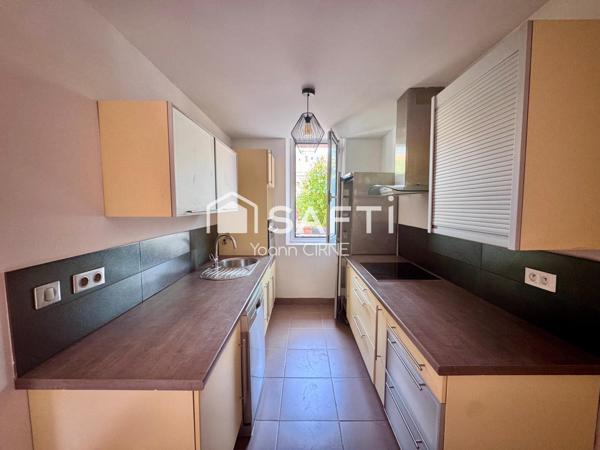 Maison de ville (90m2) avec extérieur (50m2,  garage à Marseille 13e