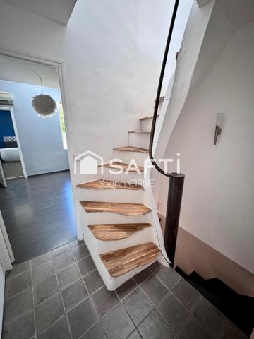 Maison de ville (90m2) avec extérieur (50m2,  garage à Marseille 13e