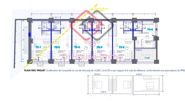 Appartement à vendre 2 pièces de 35 m²
