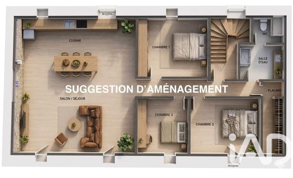 Appartement à vendre 4 pièces 115 m² Betton