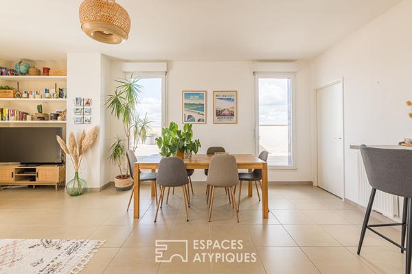 Dernier étage avec terrasse, rooftop et vue panoramique