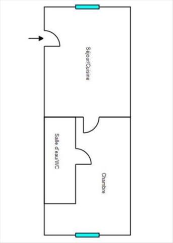 Appartement à louer |  CAPDENAC GARE |  1 pièce | 31 m²