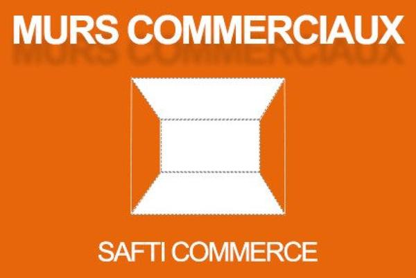 Murs d’un local commercial de 80 m²