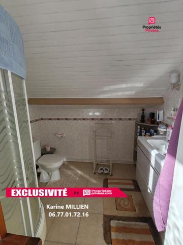 MUZY 27650 Maison individuelle - 1 étage - 3 chambres - 1 bureau - Garage - Quart port - Terrain - 223600  HAI