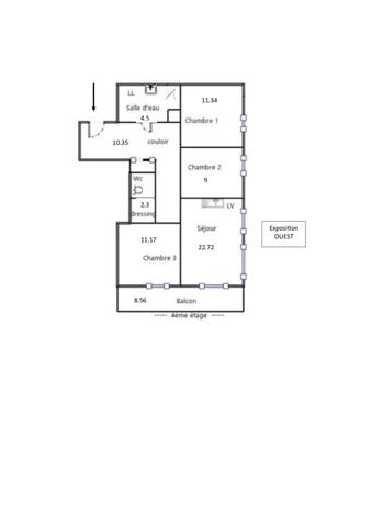 Appartement à vendre 4 pièces 73 m² Bonneuil-sur-Marne