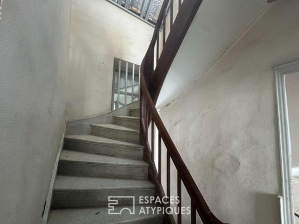Maison Loft avec terrasse à aménager coeur de ville