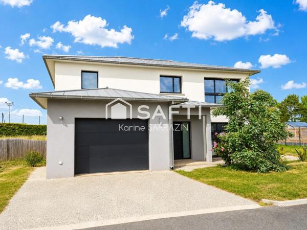 Grande maison contemporaine lumineuse de 160m² avec vie de plain-pied