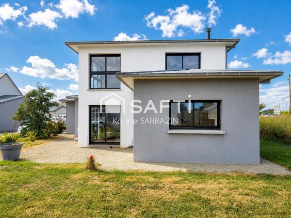 Grande maison contemporaine lumineuse de 160m² avec vie de plain-pied