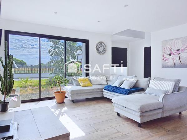 Grande maison contemporaine lumineuse de 160m² avec vie de plain-pied