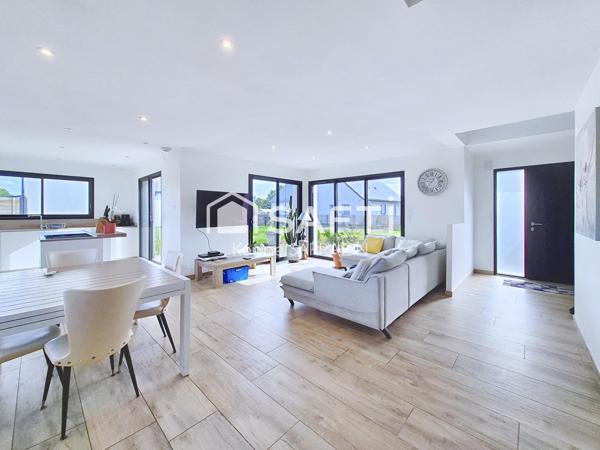 Grande maison contemporaine lumineuse de 160m² avec vie de plain-pied
