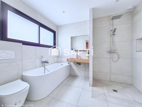 Grande maison contemporaine lumineuse de 160m² avec vie de plain-pied