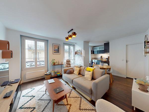 Appartement 2 pièces 49m² à Paris - Secteur Commerce