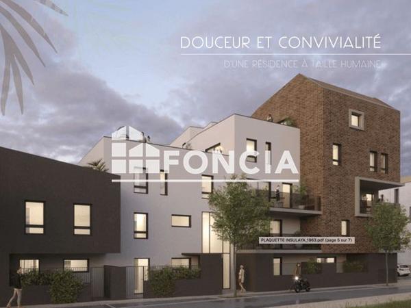 Location Appartement 2 pièces 41.3 m² - INSULAYA BAT B 3 - 478 AVENUE DES TERRASSES DU LANGUEDOC Saint Jean De Vedas 34430