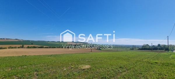 Beau terrain prêt à accueillir votre projet !