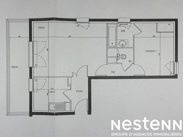 Appartement Choisy Le Roi 2 pièce(s) 47 m²