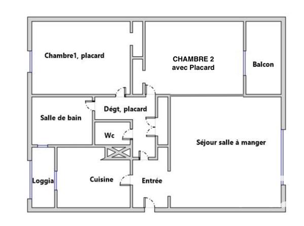 Appartement à vendre 3 pièces 56 m² Aix-en-Provence