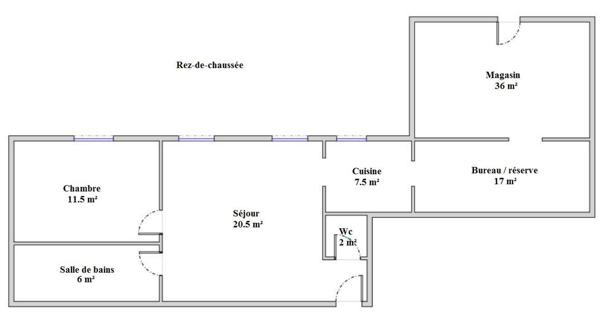 Boutique/Local commercial à vendre 100 m² Vire Normandie