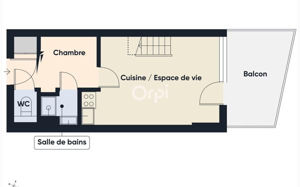 Appartement à vendre    2 pièces • 30,94 m2 Gréolières