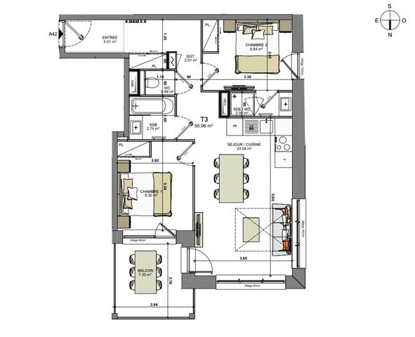 Appartement à vendre à LA PLAGNE (73210) - Savoie