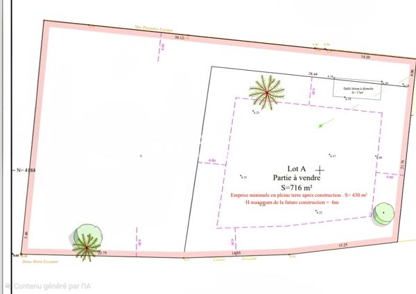 Terrain
        
        - 716 m² Exclusivité 208 000 € *