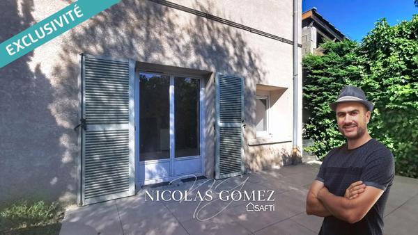 Appartement T3 rez-de-jardin avec belle terrasse et proche transports