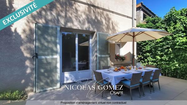 Appartement T3 rez-de-jardin avec belle terrasse et proche transports