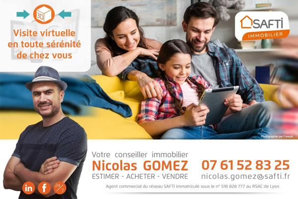 Appartement T3 rez-de-jardin avec belle terrasse et proche transports