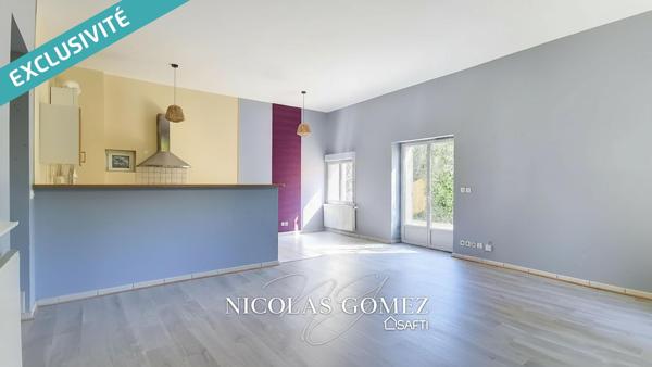 Appartement T3 rez-de-jardin avec belle terrasse et proche transports