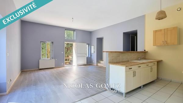 Appartement T3 rez-de-jardin avec belle terrasse et proche transports