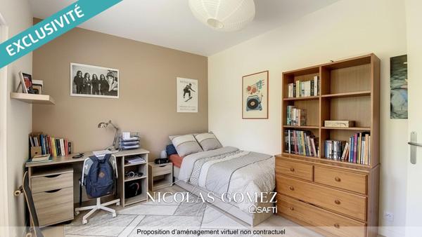 Appartement T3 rez-de-jardin avec belle terrasse et proche transports