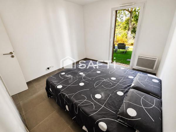 Appartement T2 en parfait état avec terrasse et jardin
