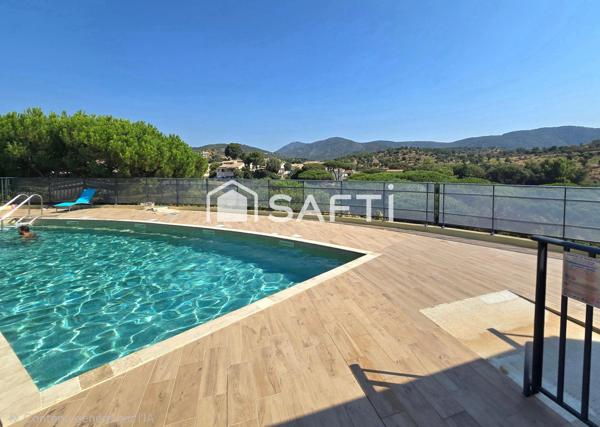 Appartement T2 en parfait état avec terrasse et jardin