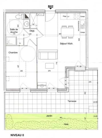 MOULIN A VENT - Appartement 2 pièces avec jardin et terrasse - Garage