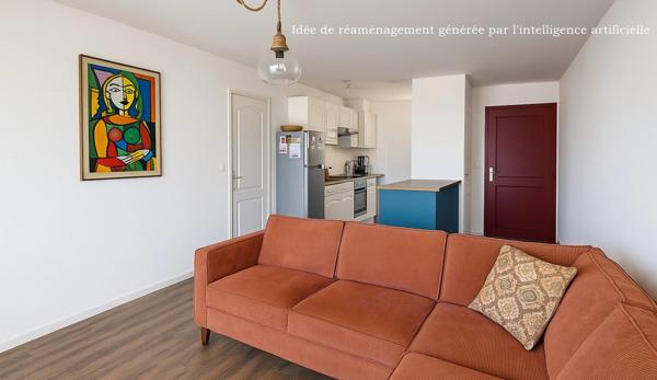 CAVAILLON | T3 de 61 m² avec terrasse couverte de 11 m² & garage en résidence fermée
