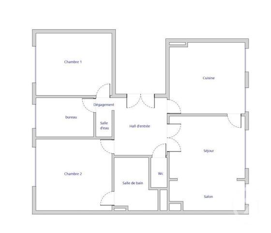 Appartement à vendre  4 pièces - 105,28 m2 VERDUN - 55