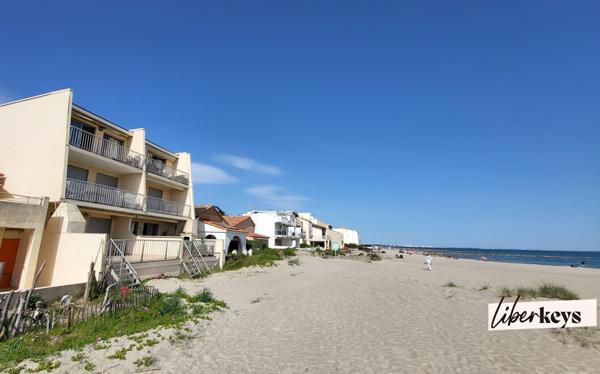 Appartement 33m2 - Carnon - 1ére Ligne - coté rue - 1 place de parking - 1 terrasse