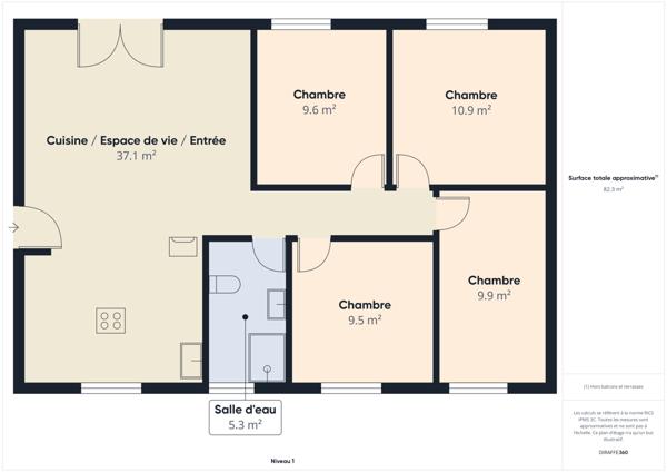La Chapelle-d'Angillon (18380) Pavillon sur sous-sol 4 chambres avec grand terrain à La Chapelle d’Angillon - Parfait pour une famille ou inv