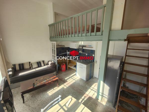 Appartement T1 meublé avec mezzanine