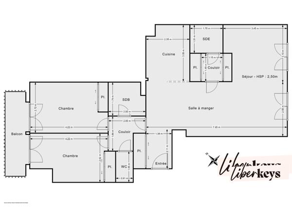 Champagne au Mont d'Or centre, T4 dans résidence de standing