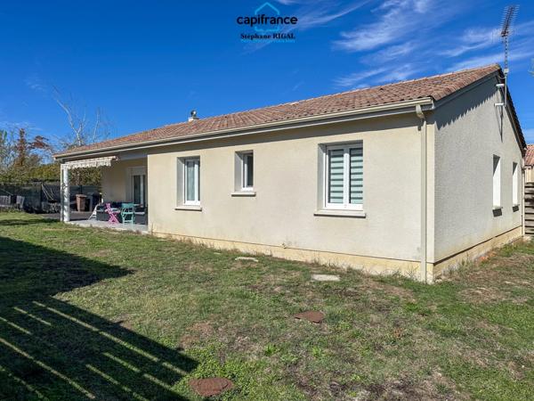 Maison à vendre 5 pièces FOULAYRONNES (47) Maison 5 pièces de 90m2 sur terrain clos de 414m2