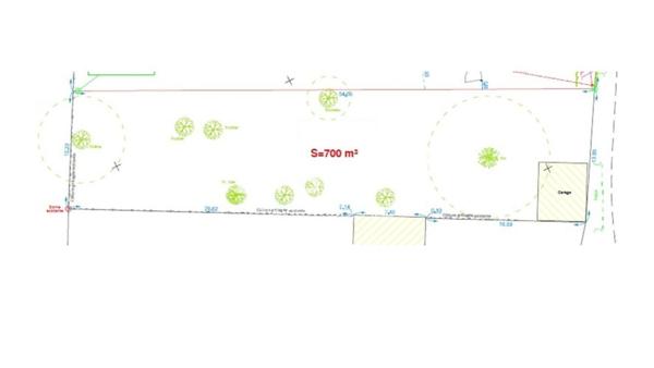 Terrain à bâtir avec garage