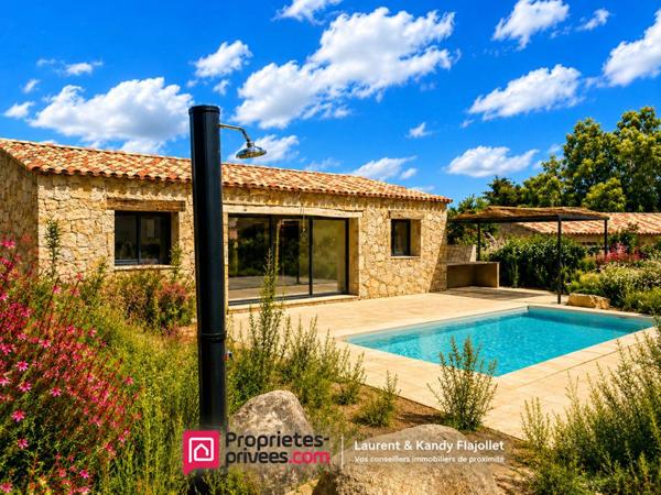 Maison type T3 en pierres séches avec piscine - 20144  Ste Lucie de Porto Vecchio 2A - CORSE DU SUD - FRANCE