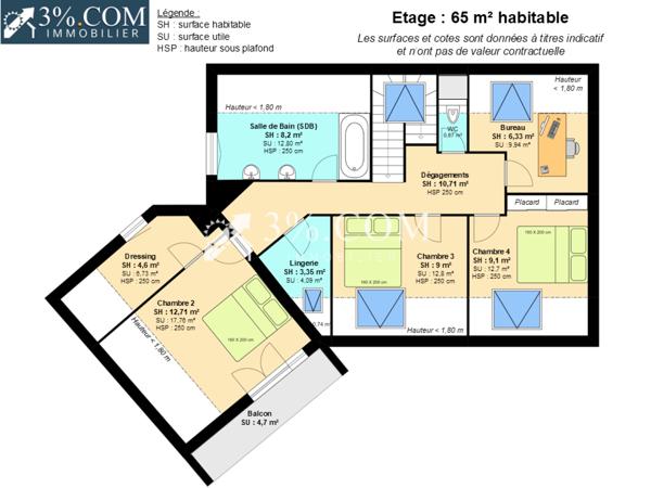Maison 7 pièce(s) 4 chambre(s) 154 m²