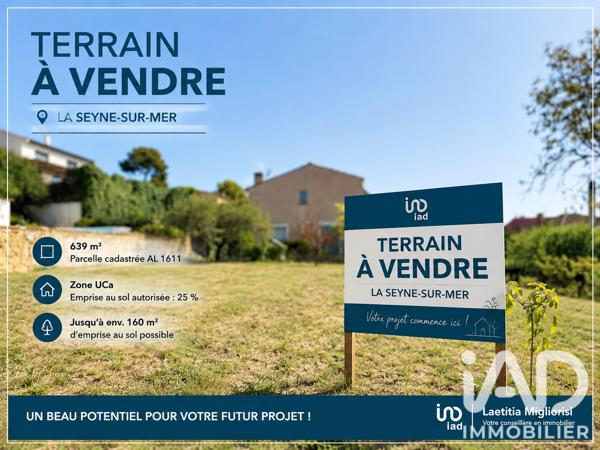 Terrain à vendre 639 m² La Seyne-sur-Mer
