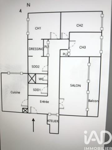Appartement à vendre 4 pièces 92 m² Montigny-le-Bretonneux