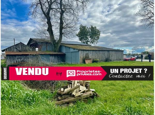 Terrain  + 2 Hangars 813 m2