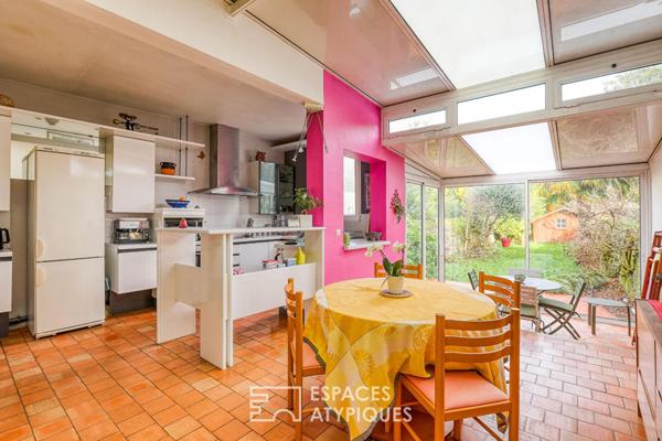 Maison angevine avec son jardin calme