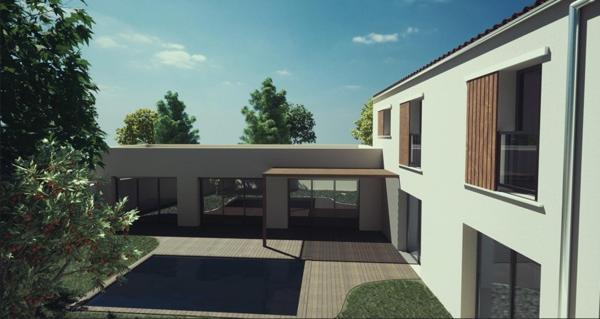 Maison d'architecte neuve, jamais habitée, à deux pas du centre de la Rochelle, de la gare et de l'hôpital !