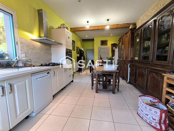 Maison en pierre avec vue et dépendances sur 2 ha